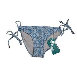 Melissa Odabash Zambia Blue & White string bikini Amalfi bottom Size 6 NWT Italy